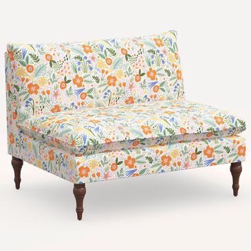 Rifle Paper Co Crafted by Cloth and Company Louie Loveseat in Merida Multi, , large