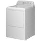 GE Appliances 7.2 Cu. Ft. Electric Dryer in White and Silver Matte, , large