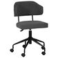 Linon Home Decor Tristan Swivel Office Chair in Black, , large