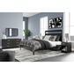 Ashley Finch 1-Drawer Nightstand in Matte Black, , large