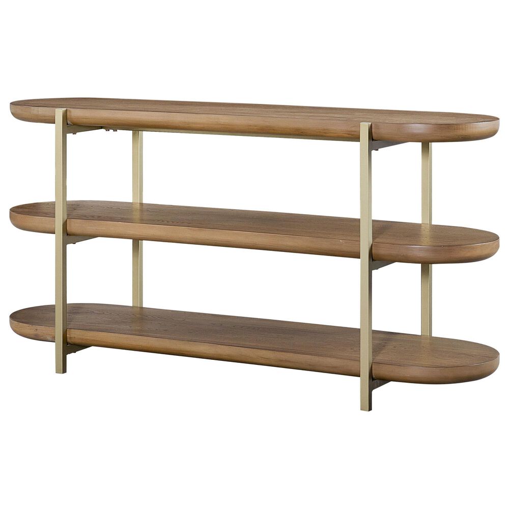 Sterling Timber Elure Bridges Console Table in Latte, , large
