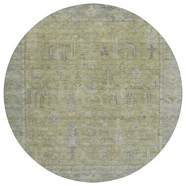Dalyn Rug Company Solace SL11 8" Round Aloe Area Rug, , large