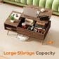 FDW Lift Top Coffee Table in Brown, , large