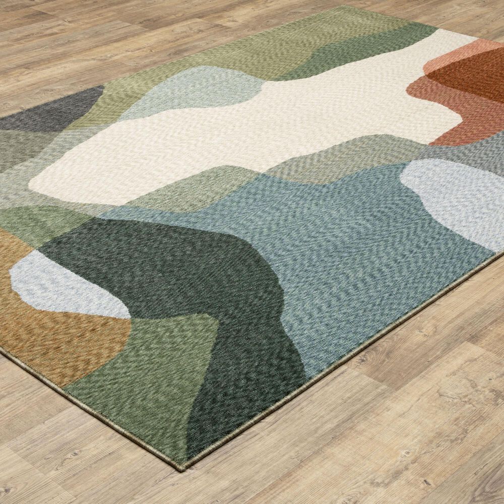 Oriental Weavers Tisdell TIS11 Multicolor 7&#39;10&quot; x 10&#39;10&quot; Area Rug, , large