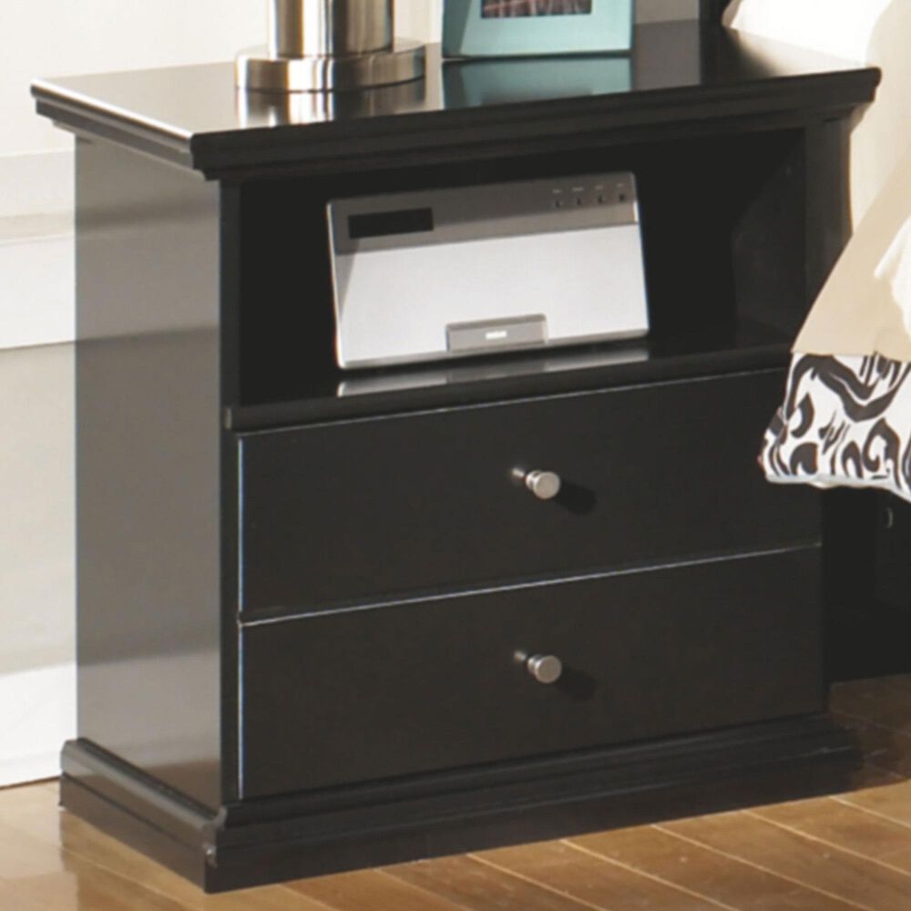 Signature Design by Ashley Maribel 4 Piece Queen Bedroom Set in Black |  Nebraska Furniture Mart