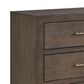 Furniture Worldwide Montclair 3-Piece Queen Panel Bedroom Set in Embossed Cocoa and Smoked Gold, , large