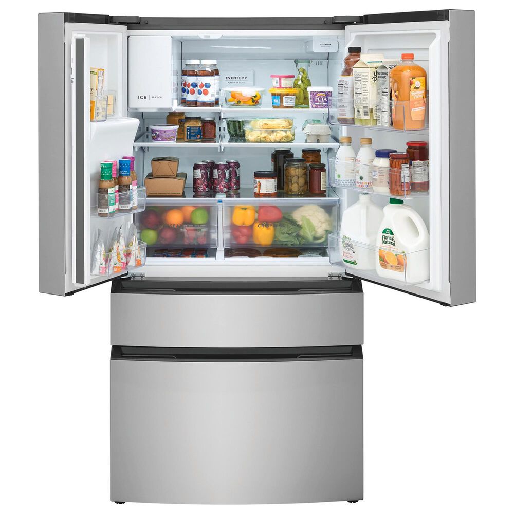 Frigidaire 26.3 Cu. Ft. 4-Door French Door Refrigerator in Fingerprint Resistant Stainless Steel, , large