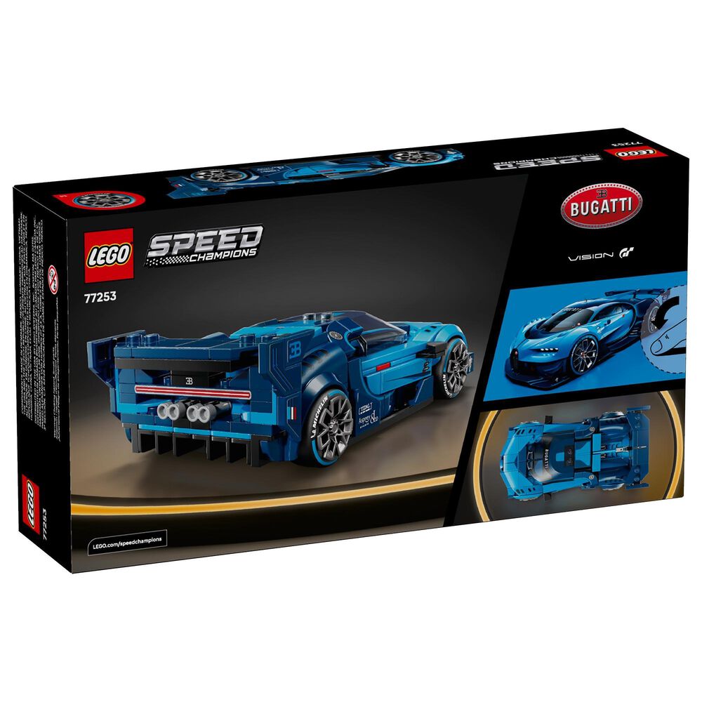 LEGO Speed Champions Bugatti Vision GT Hyper Sports Car Building Set, , large