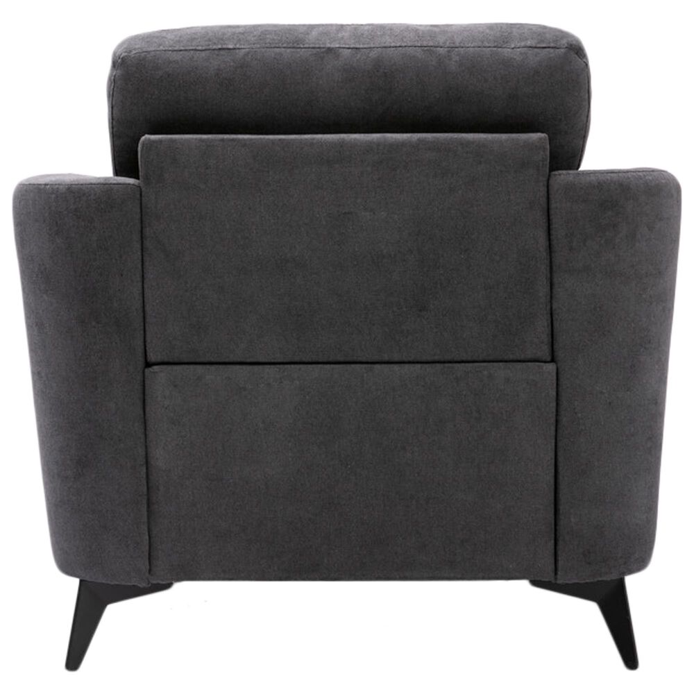HOMLUX Accent Chair with Tufted Cushion in Gray, , large