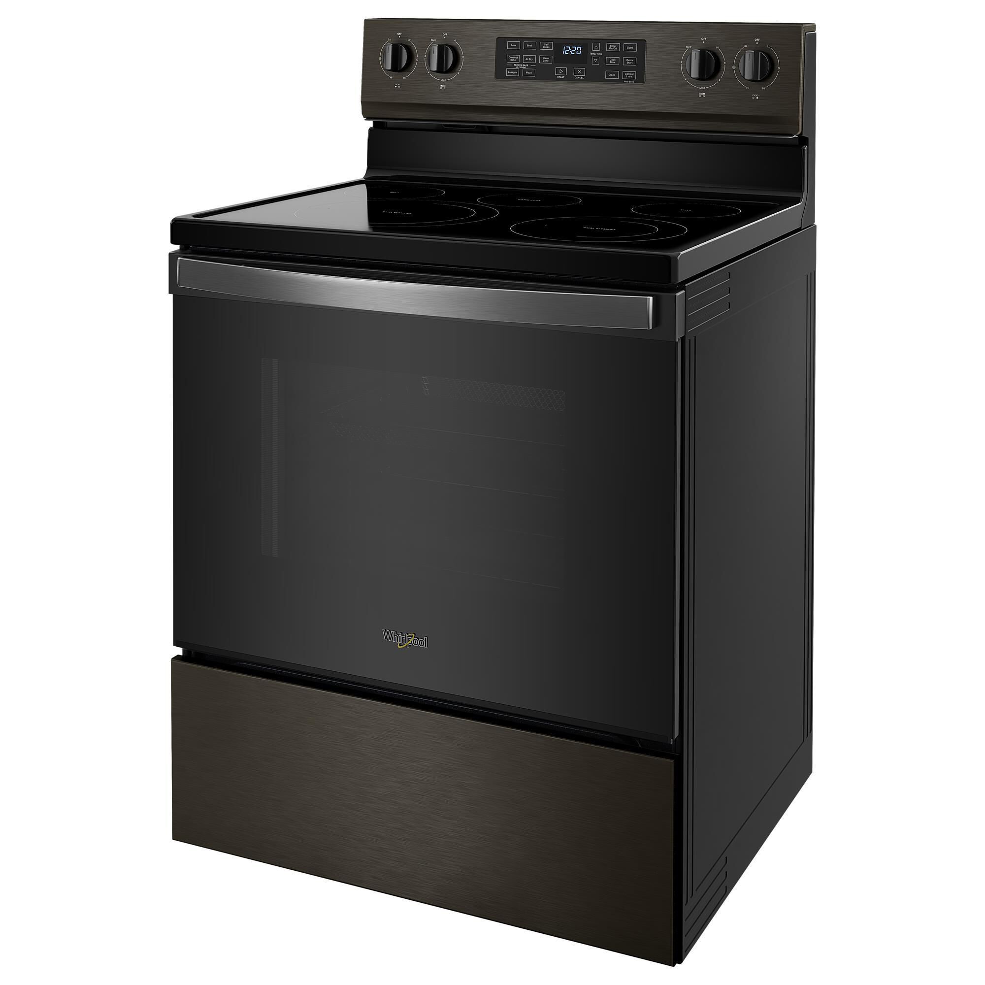 Whirlpool electric shop range stainless steel