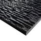 Soho Studio Carvina Carved Cube Noir Black 12" x 24" Stone Tile, , large