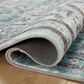 Rifle Paper Co Crafted by Cloth and Company Courtyard 2" x 5" Chateau Blue Runner, , large