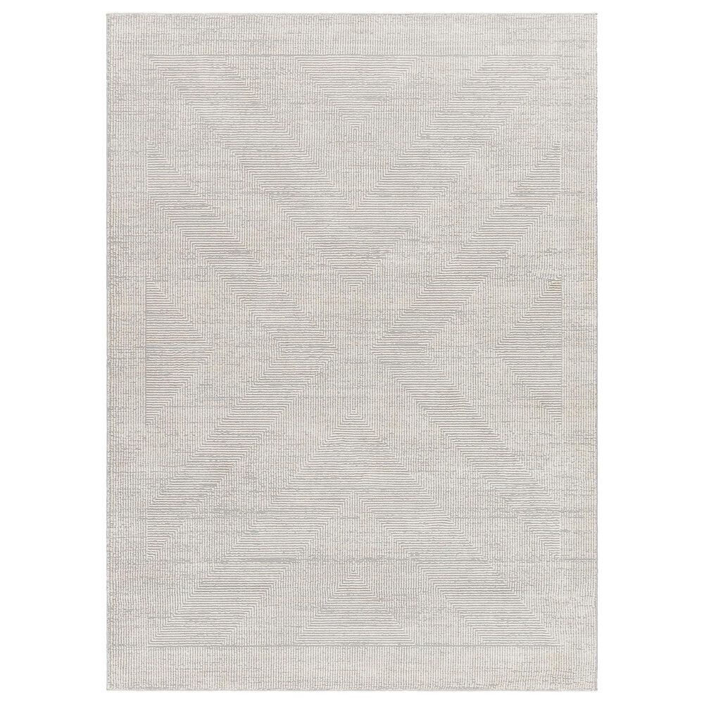 Surya Alder 1"11" x 3"9" Gray, Cream, Light Slate, Ivory, Tan and Taupe Area Rug, , large