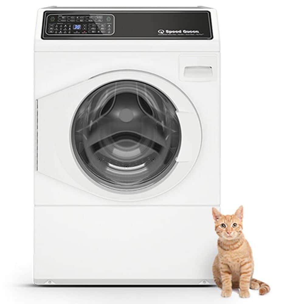 Speed Queen 3.5 Cu. Ft. Front Load Left Hinge Washer in White, , large