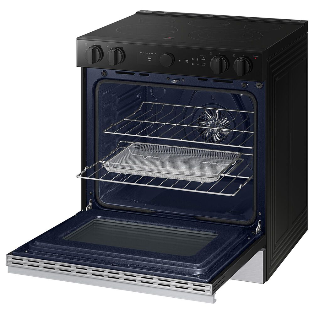 Samsung Bespoke Bespoke 6.3 Cu. Ft. Smart Slide-In Electric Range with Air Sous Vide and Air Fry in Stainless Steel, , large