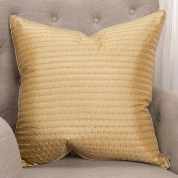 Rizzy Home Solid 22" Down Filled Pillow in Gold, , large
