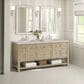 James Martin Vanities Breckenridge 72" Double Vanity in Whitewashed Oak with 3 cm Victorian Silver Quartz Top, , large