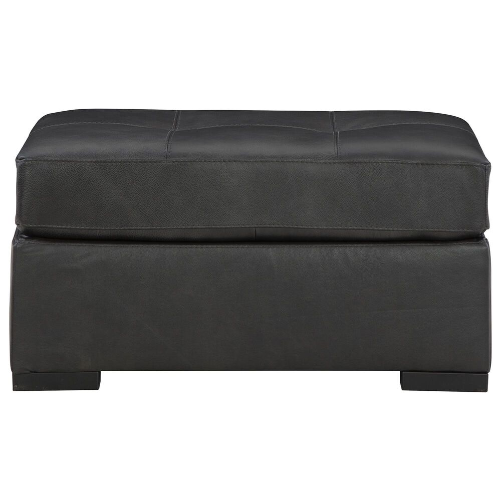 Ashley Brindley Pier Oversized Accent Ottoman in Fog, , large