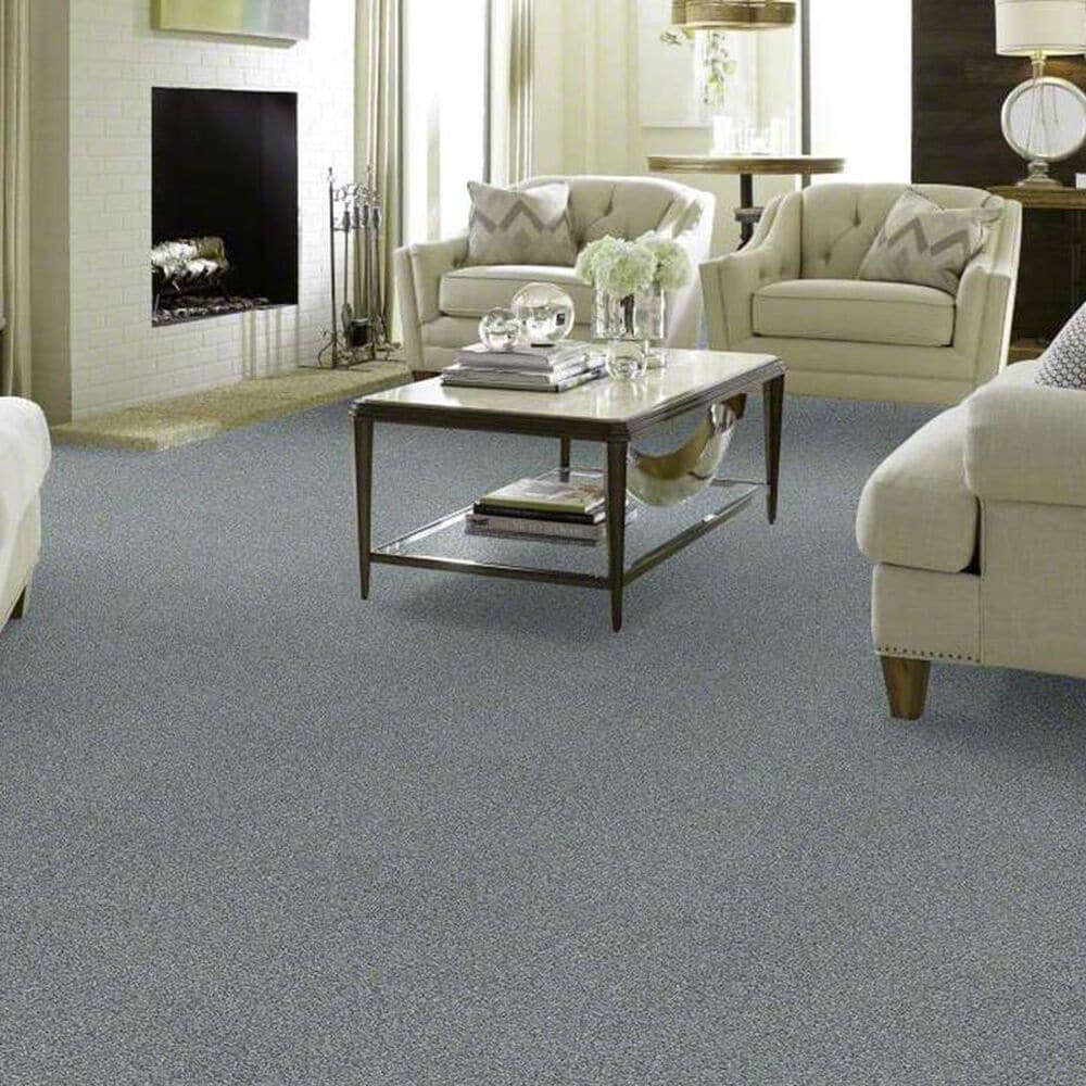 Shaw Just A Hint II Carpet in Aquamarine, , large