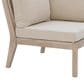 Linon Home Decor Teagon Patio Corner Chair in Beige, , large