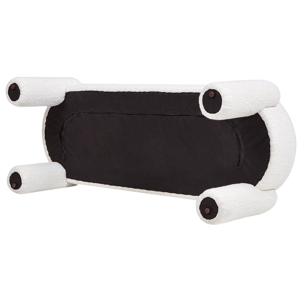 Jennifer Taylor Home Hugo Upholstered Bench in Milk Cream White, , large