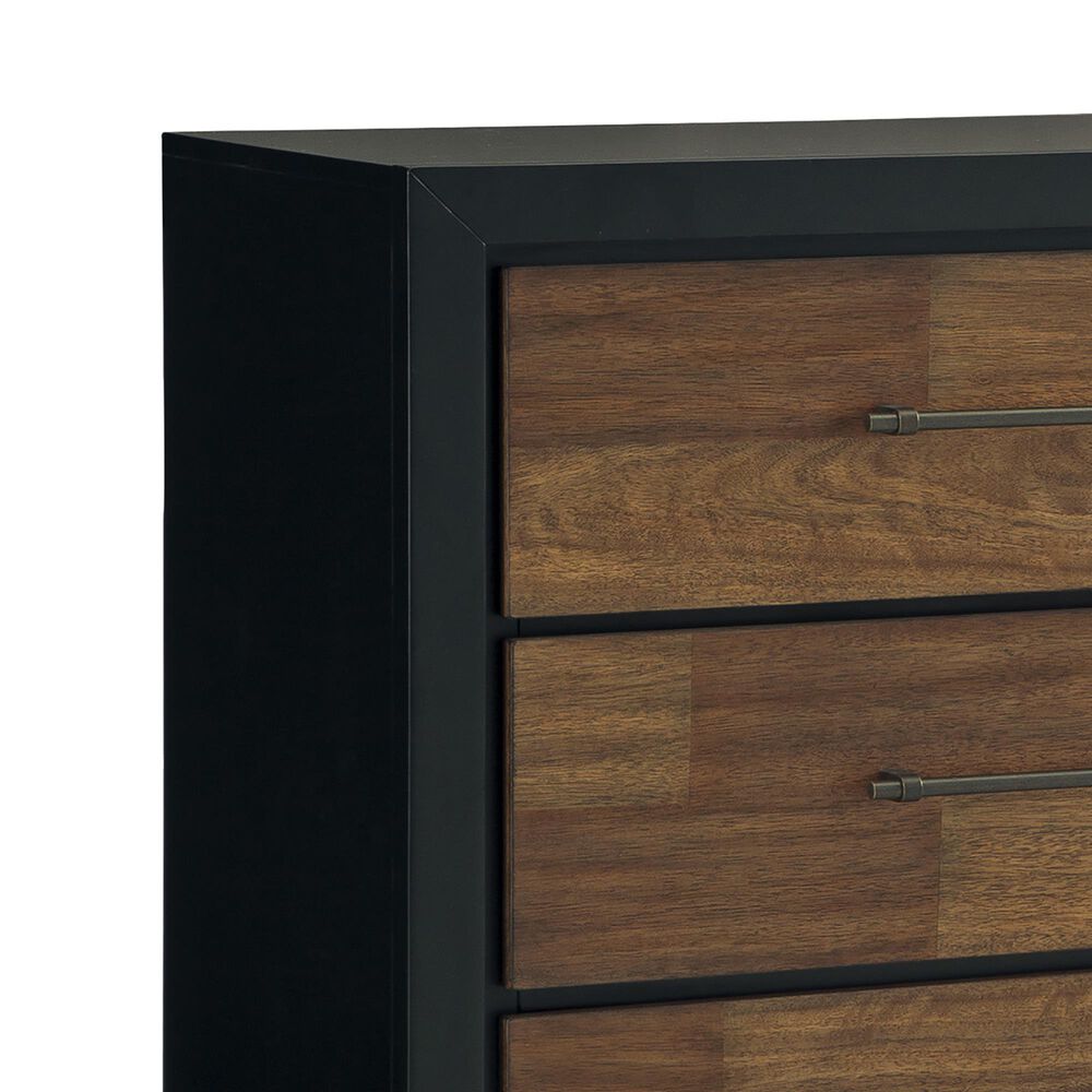 Ashley Kraeburn Dresser and Mirror in Black and Brown, , large
