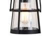 Vaxcel Portage Park 1-Light Outdoor Wall Sconce in Matte Black, , large