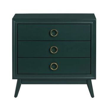 Crestview Collection Pomeroy 3-Drawer Chest in Emerald, , large