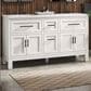Kohler Quo 60" Double Bathroom Vanity in White with 3 cm Pure White Quartz Top and Oval Sinks, , large