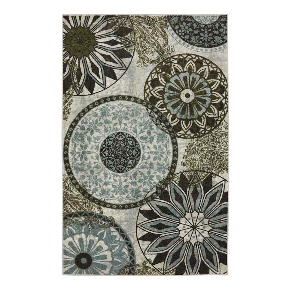 Mohawk New Wave Inspired India 8" x 10" Cream Area Rug, , large