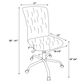 Linden Boulevard Flokati Armless Office Chair in Faux Fur, , large