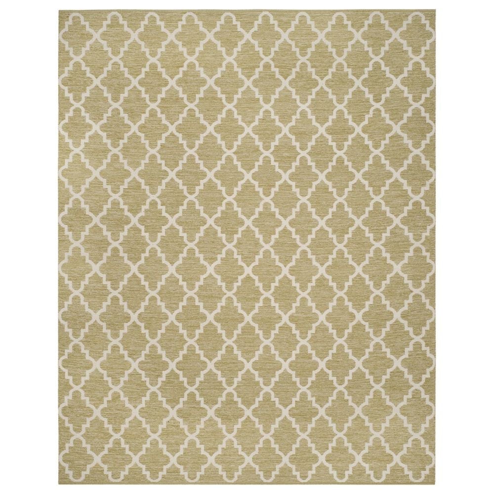 Safavieh Montauk 8' x 10' Green and Ivory Area Rug, , large