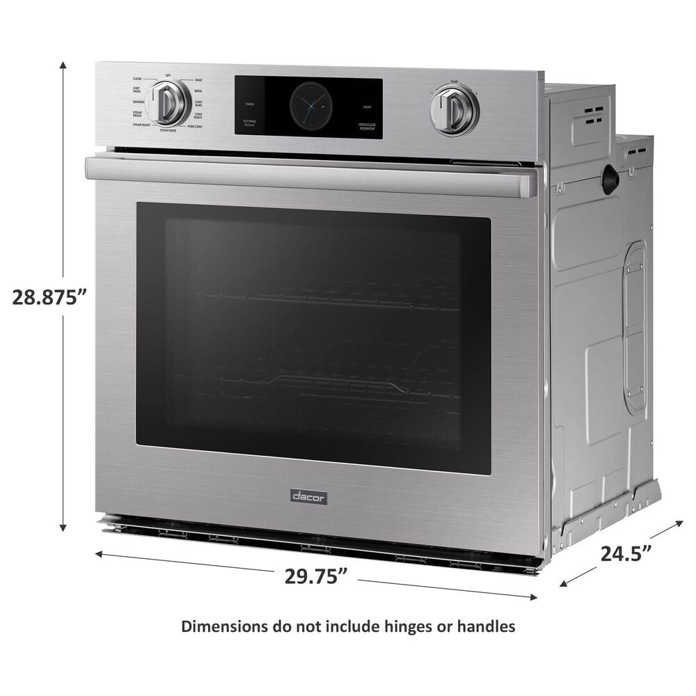 Dacor 30&quot; Single Wall Oven in Silver Stainless Steel, , large