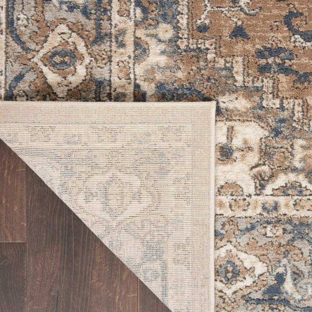 Nourison Quarry QUA05 6&#39; x 9&#39; Beige and Grey Area Rug, , large