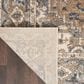 Nourison Quarry QUA05 6" x 9" Beige and Grey Area Rug, , large