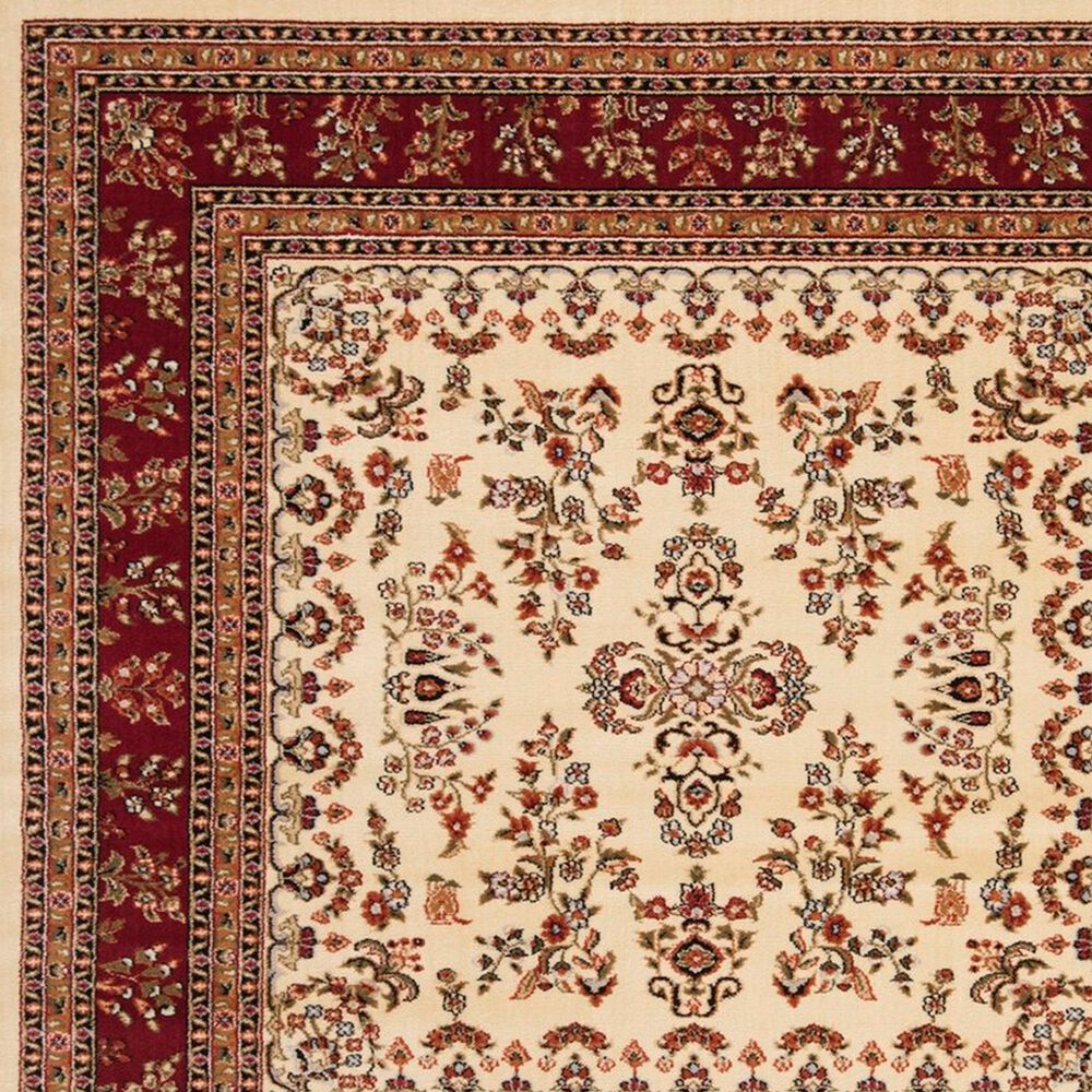 Safavieh Lyndhurst LNH331 2&#39;3&quot; x 12&#39; Ivory and Red Runner, , large