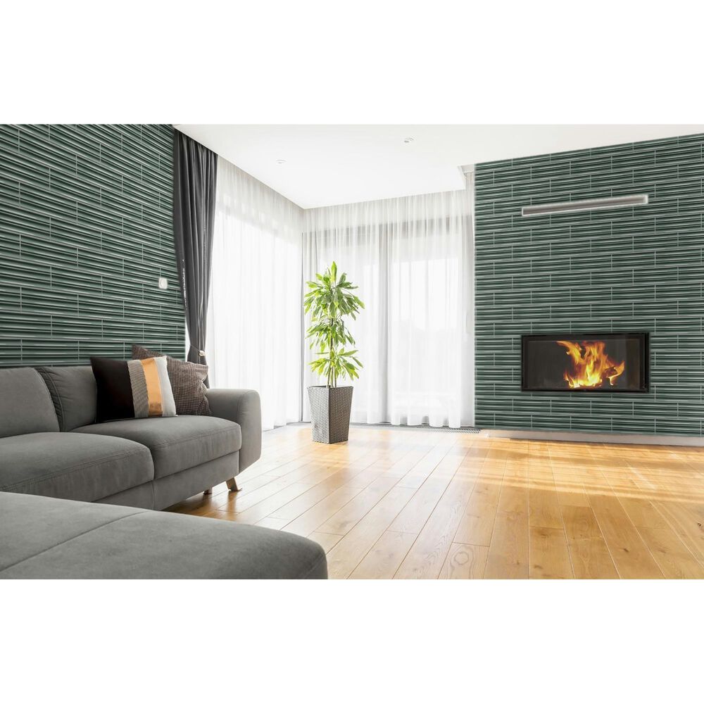 Emser Tubage Aloe 7&quot; x 16&quot; Porcelain Tile, , large