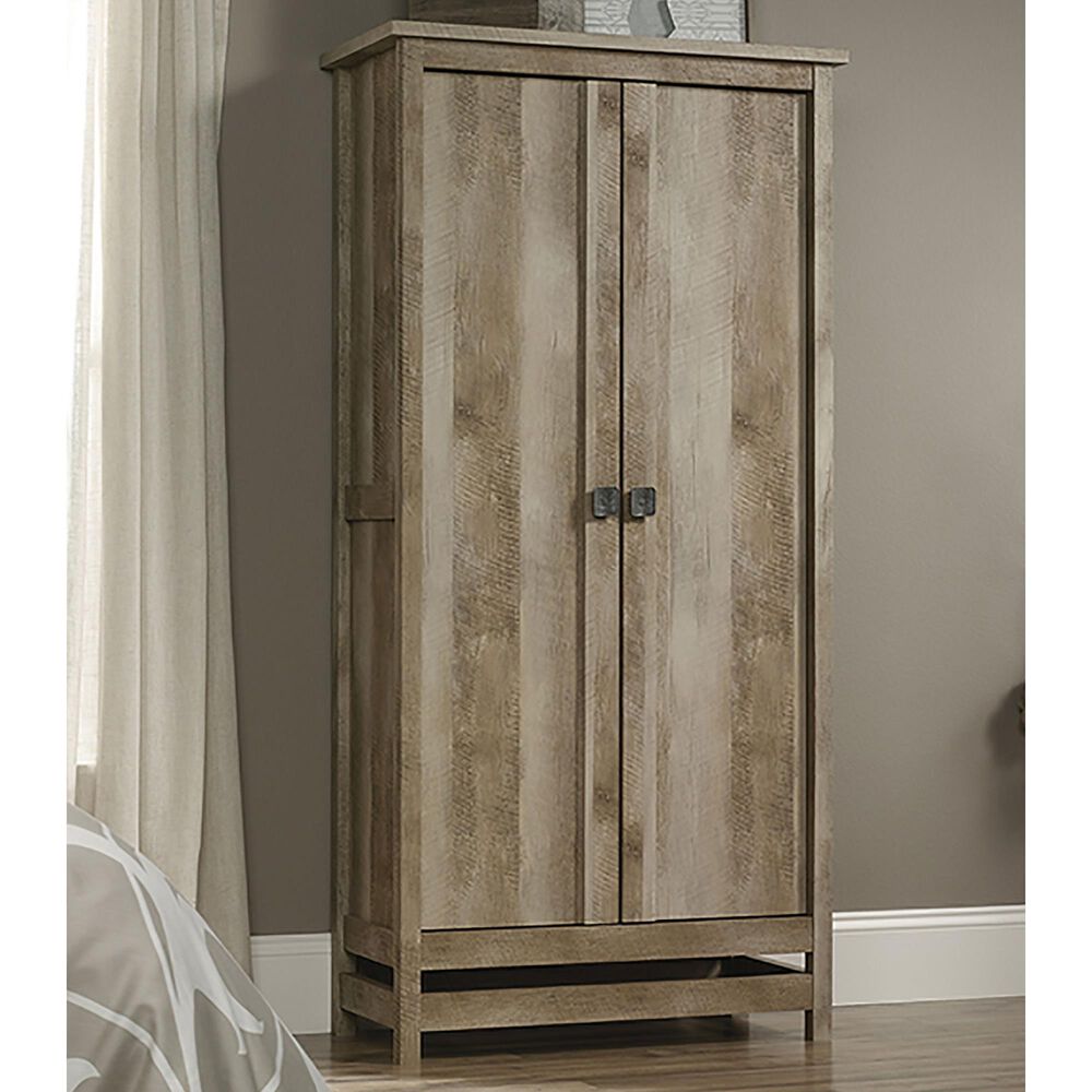 Sauder Cannery Bridge Storage Cabinet in Lintel Oak, , large