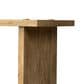Four Hands Zeno Console Table in Distressed Blonde Oak, , large