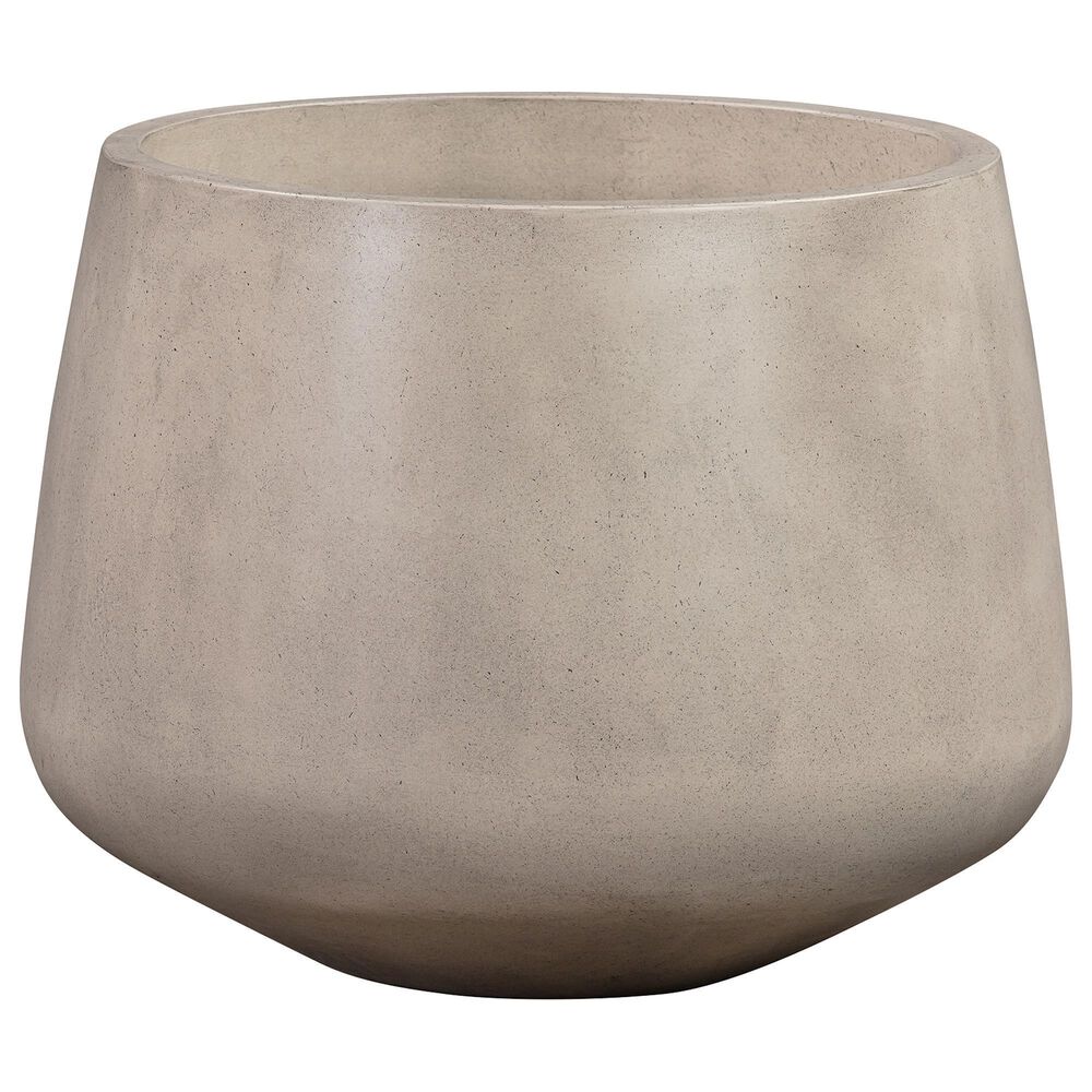 Blue River Amethyst Medium Patio Planter in White, , large
