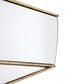 Flair Industries Round Wall Mirror in Ribboned Gold, , large