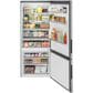 Haier 15 Cu. Ft. Bottom Freezer Refrigerator in Stainless Steel, , large