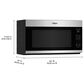Whirlpool 2.1 Cu. Ft. Over the Range Microwave in Stainless Steel, , large