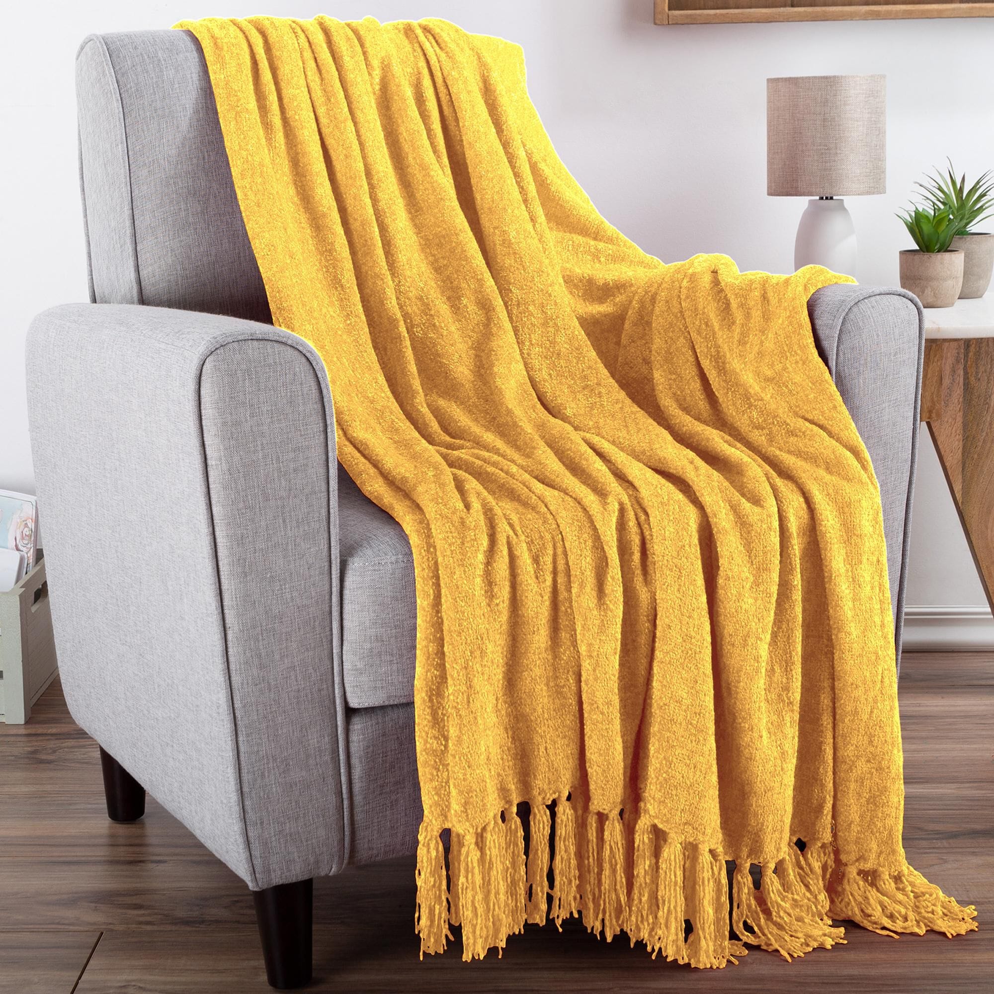 Chenille throw clearance