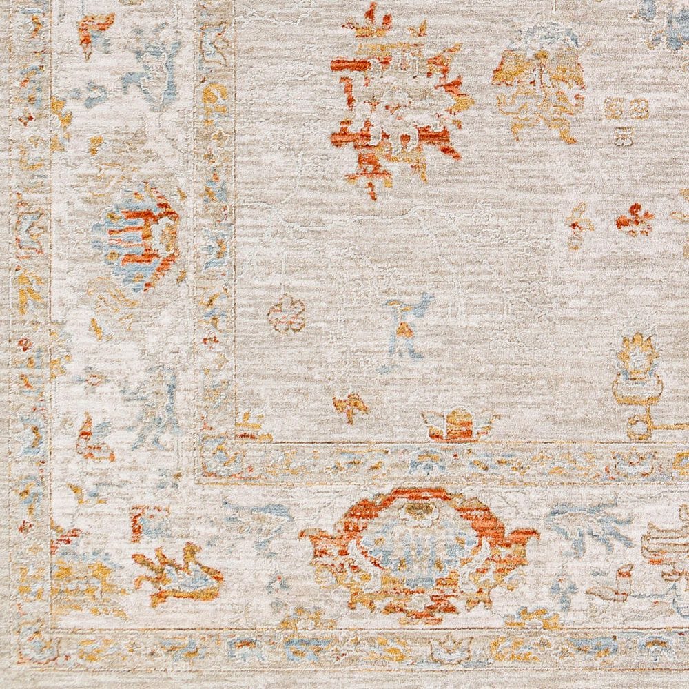 Surya Avant Garde 2&#39;7&quot; x 4&#39; Orange, Blue and Beige Area Rug, , large