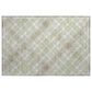 Dalyn Rug Company Soft Essentials Plaid Celery 1"8" x 2"6" Indoor/Outdoor Area Rug, , large