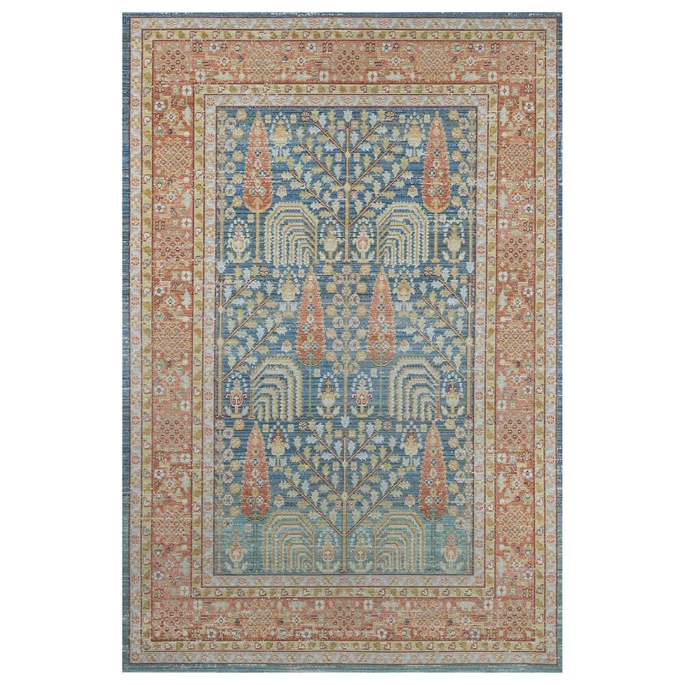 Momeni Isabella ISA-8 2"7" x 8" Blue Runner, , large
