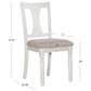 Linon Home Decor Willow Side Chair in Vanilla White, , large