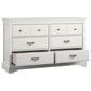 DHP Nordbee 6 Drawer Dresser in White, , large