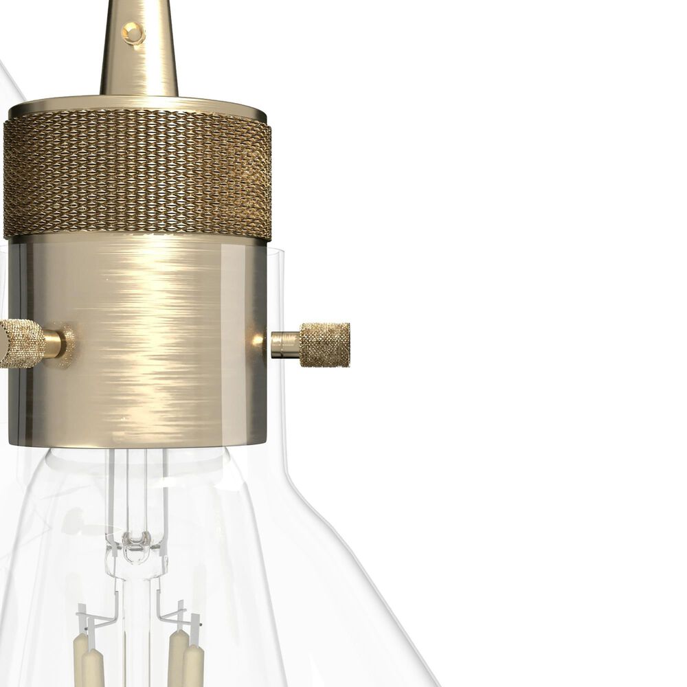 Hunter Van Nuys 3-Light Round Cluster in Alturas Gold, , large